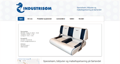 Desktop Screenshot of industrisom.no